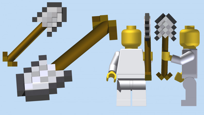Shovel Lego Minecraft Sword Ideas PNG