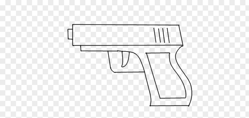 Gun Drawing Firearm Barrel Furniture PNG
