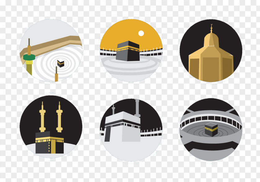 Islamic Architecture Kaaba Great Mosque Of Mecca Hajj Euclidean Vector PNG
