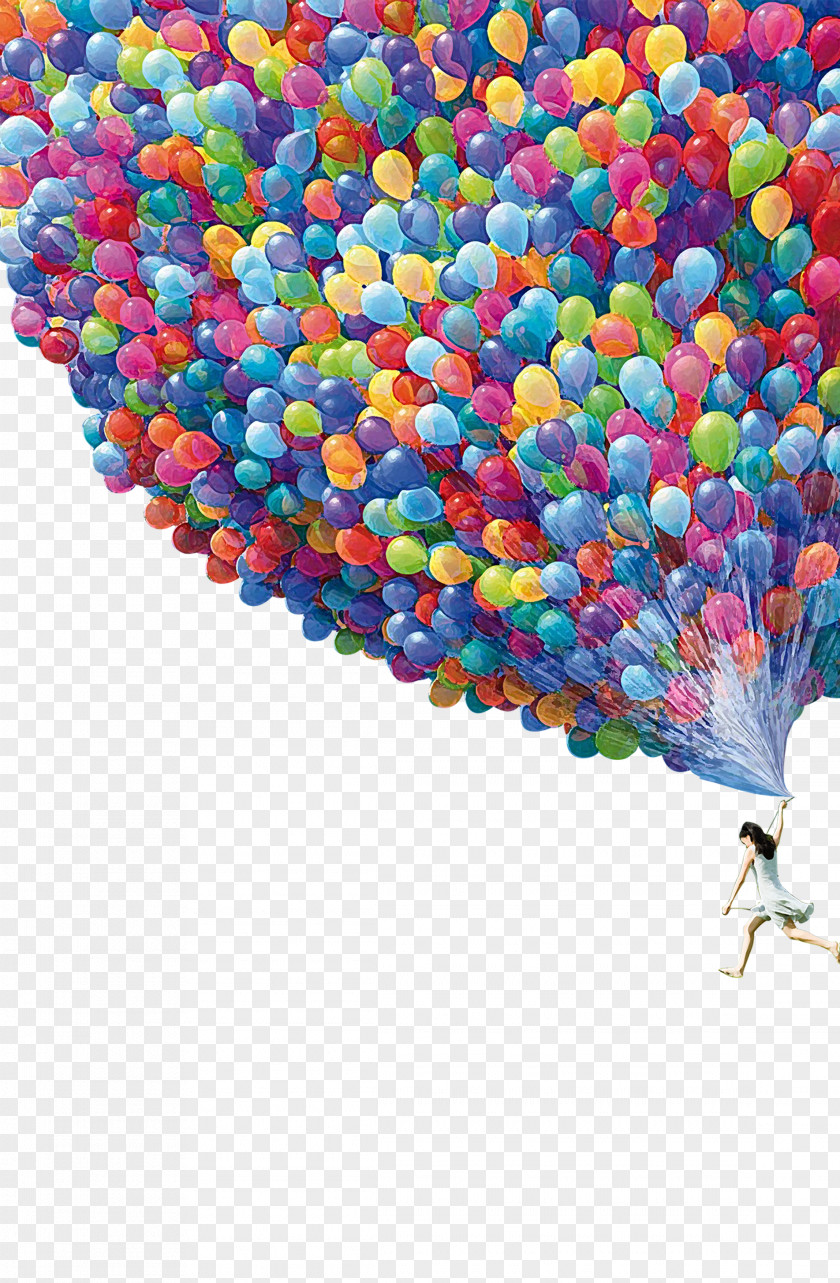 Students Inspirational Floating Balloons Display Resolution Advertising Wallpaper PNG