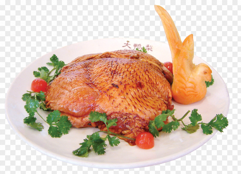 A Duck Roast Chicken Chinese Cuisine Delicatessen Cold Food PNG