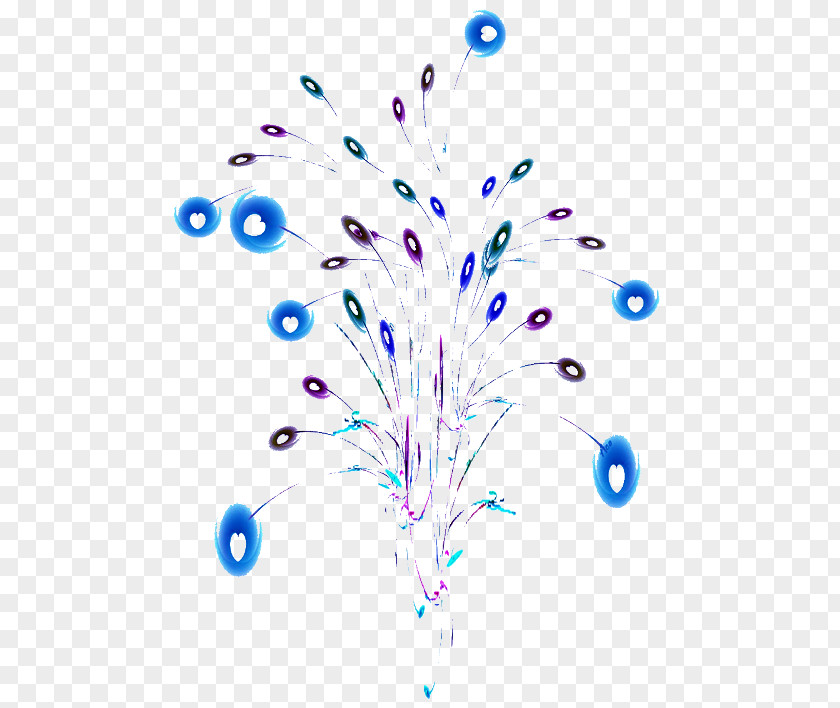 Decoration Effect Fireworks Blue Violet PNG