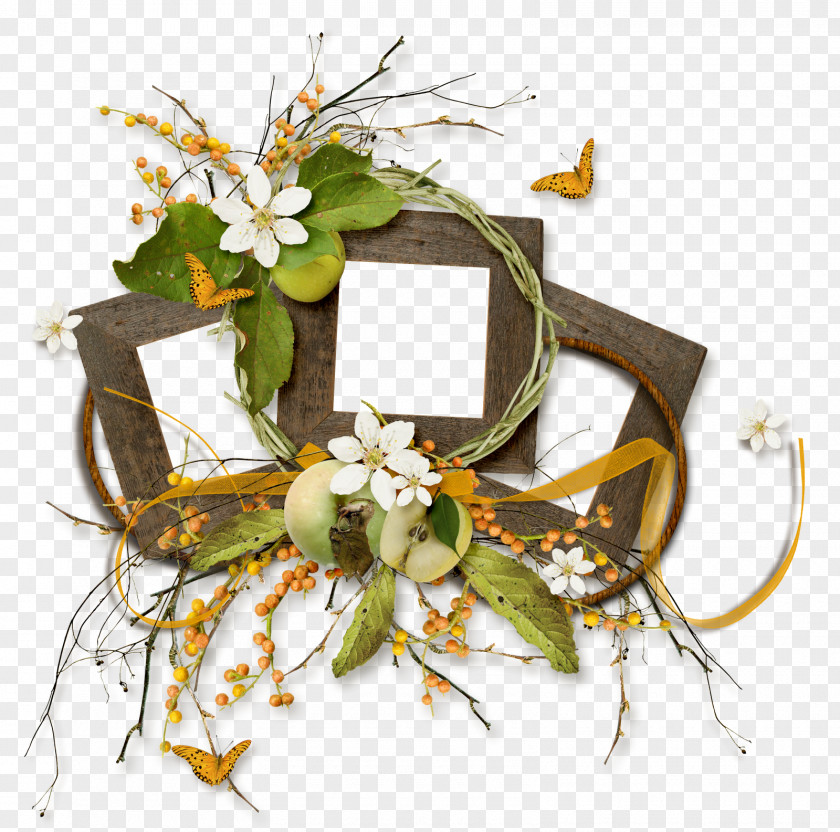 Floral Frame Picture Frames Interior Design Services PNG