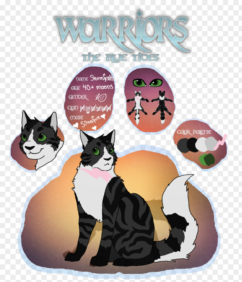 Kitten Whiskers ThunderClan Warriors Paw PNG