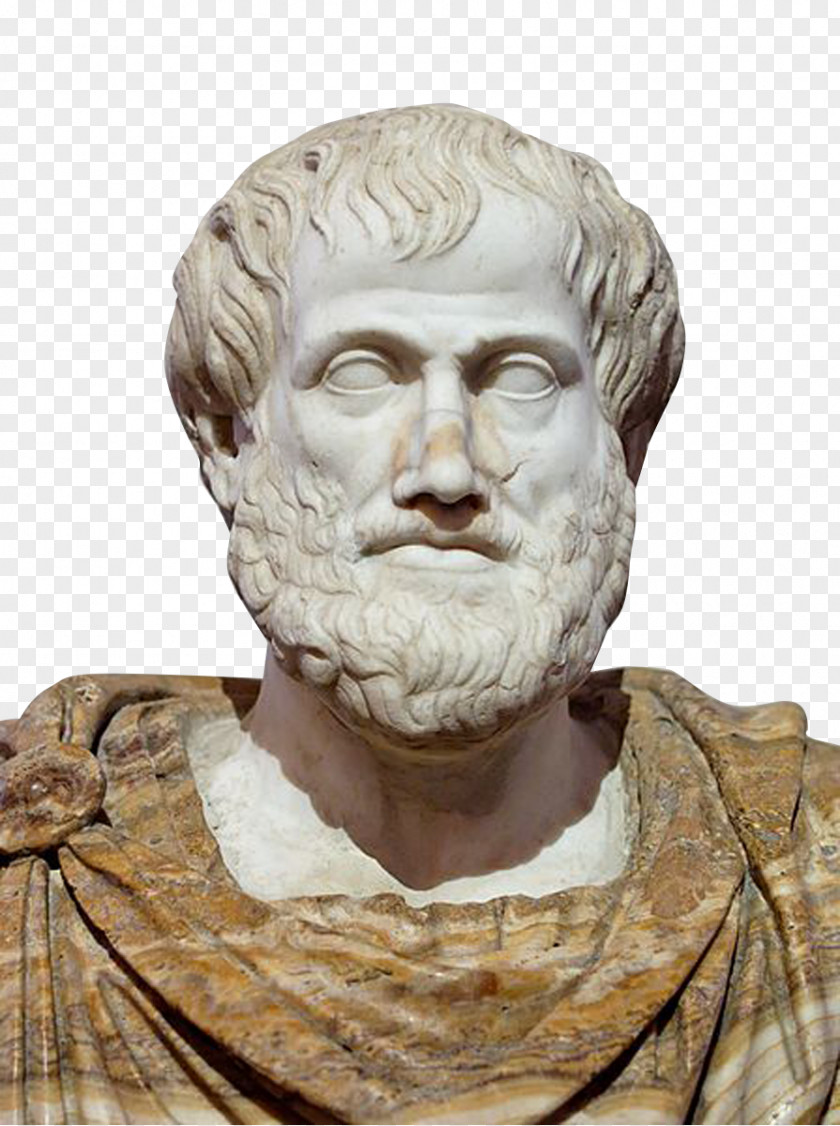 Grece Aristotle With A Bust Of Homer Ancient Greece Philosopher PNG