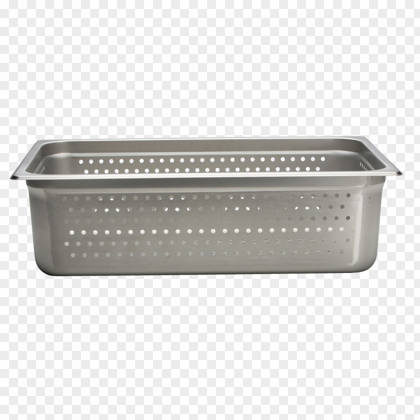 Perforated Bread Pan Stainless Steel Cookware Food Frying PNG