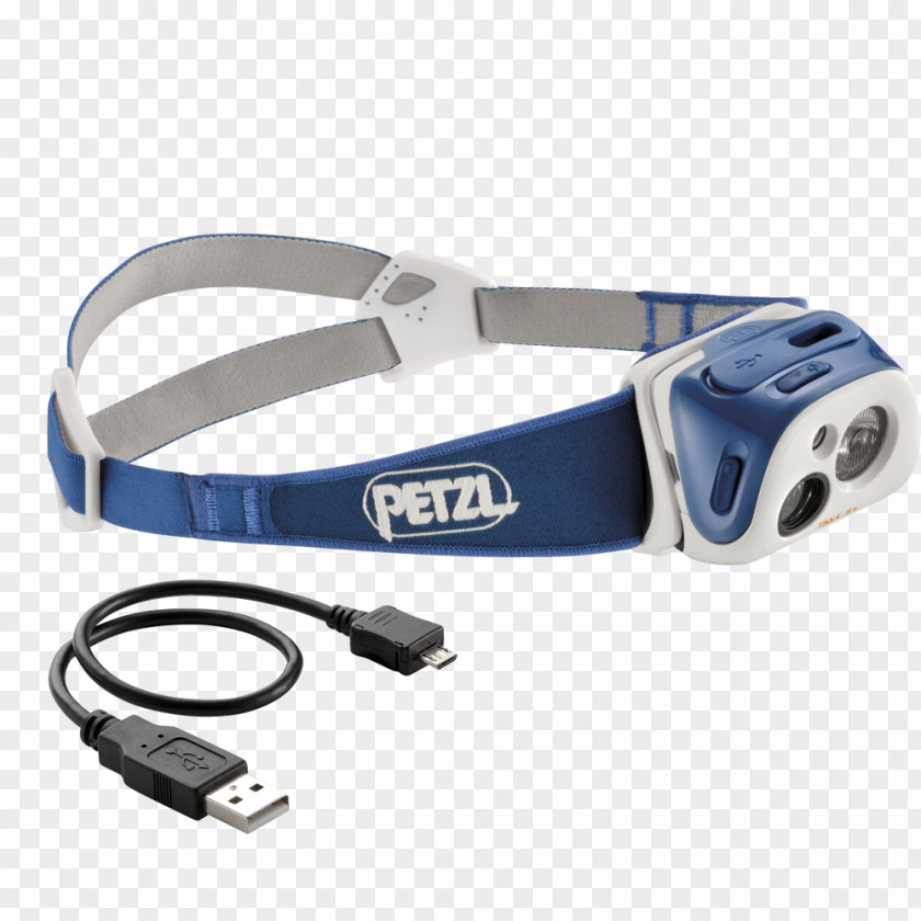 Petzl Headlamp Reactik Tikka E93 Rechargeable Battery PNG