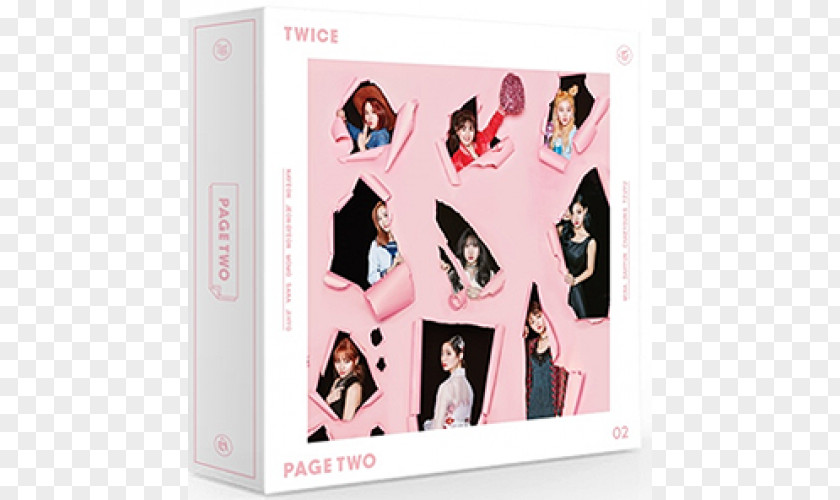 Twice Like Ooh Ahh Page Two TWICE K-pop JYP Entertainment Album PNG