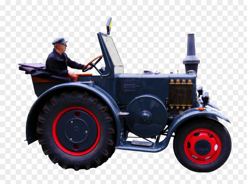 Vehicle Tractor Vintage Car Antique PNG