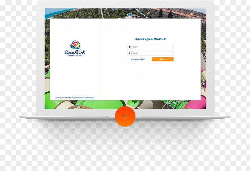 Viagens Beach Park Brand Travel Agent Logo PNG