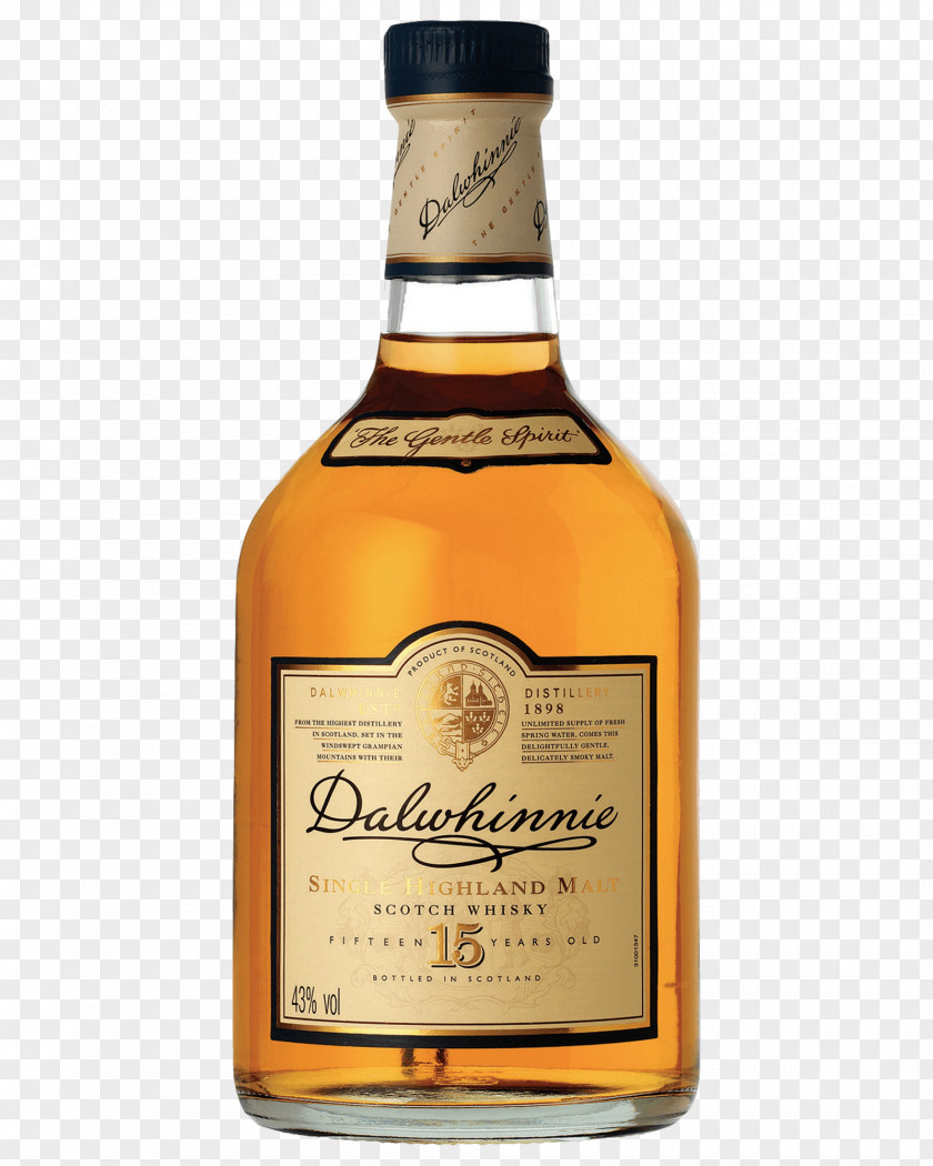 Whiskey Single Malt Whisky Scotch Dalwhinnie Distillery Distilled Beverage PNG
