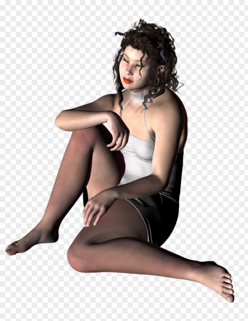 Woman Public Domain Sitting PNG