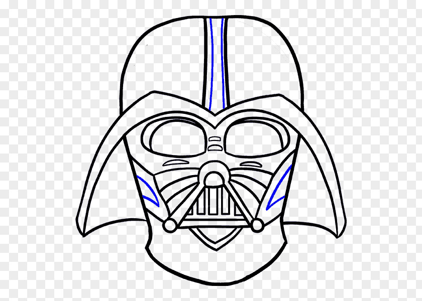 Darth Vader Helmet Anakin Skywalker Maul Drawing Luke PNG