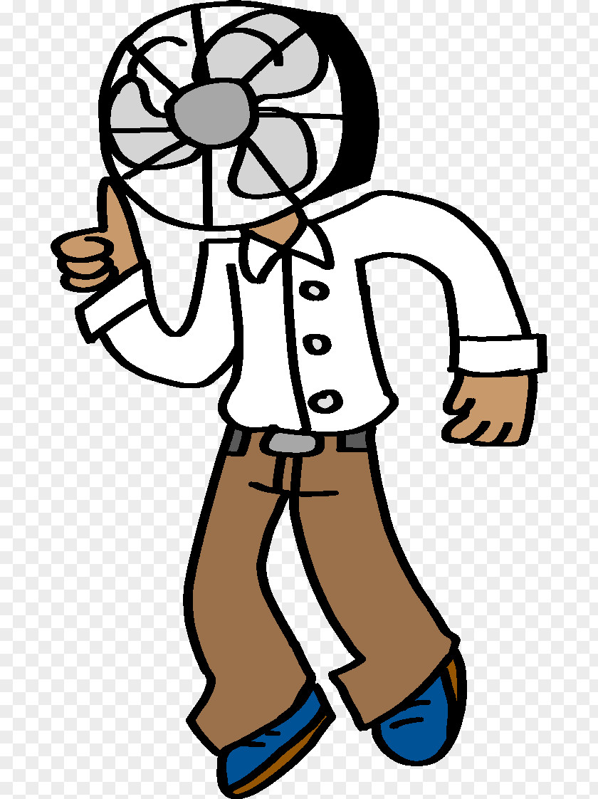 Happy Student Black And White The Fan Man Clip Art PNG