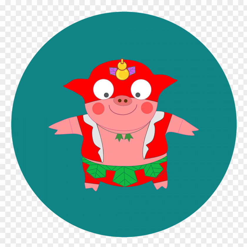 Hog Cartoon Illustration Chinese New Year Pig McDull PNG