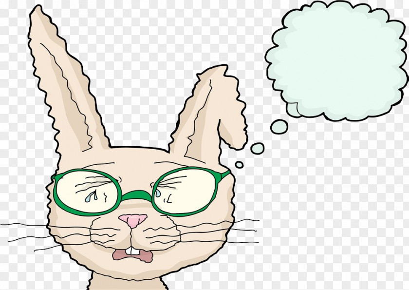 Myopia Rabbit Stock Illustration Royalty-free PNG