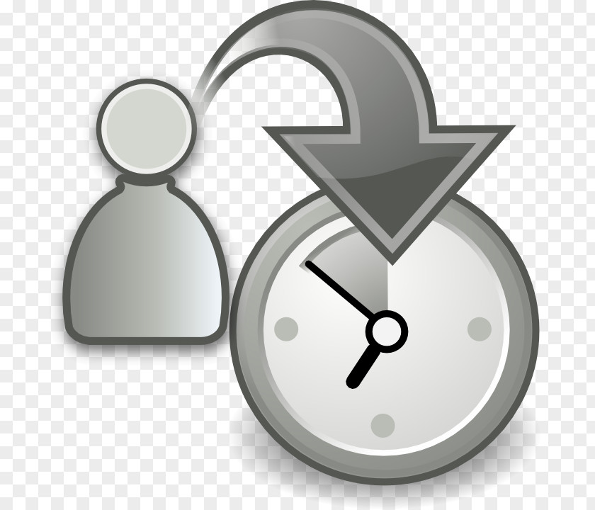 Weighing Scale Clock User PNG
