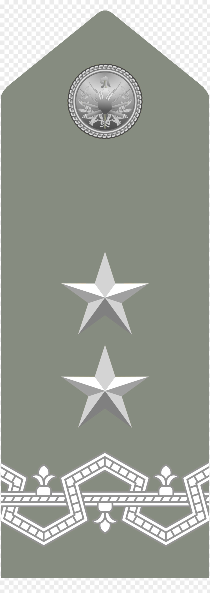 Army Corps General Military Rank Lieutenant Greca PNG