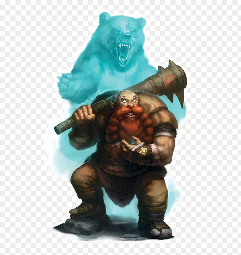 Bear Attack Dungeons & Dragons Pathfinder Roleplaying Game Dwarf Barbarian Wizards Of The Coast PNG