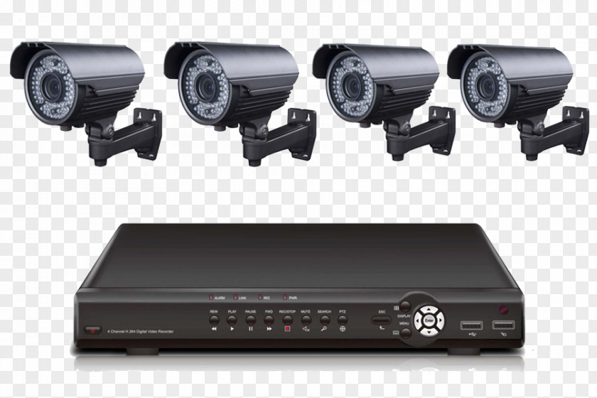 Camera Closed-circuit Television System Digital Video Recorders Wireless Security PNG