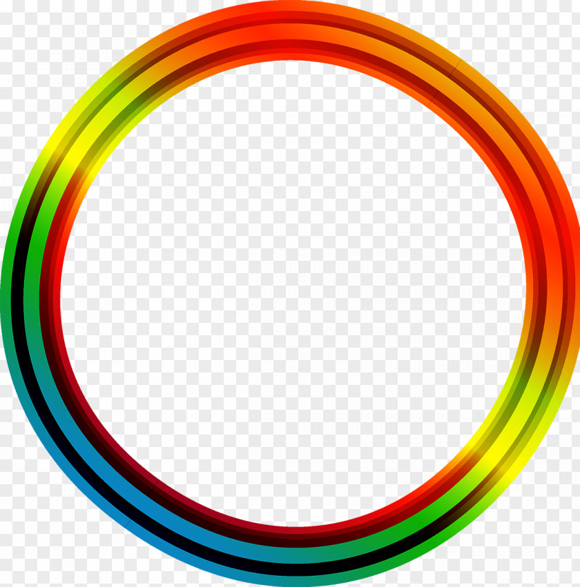 Colorful Ring Circle Area Yellow PNG