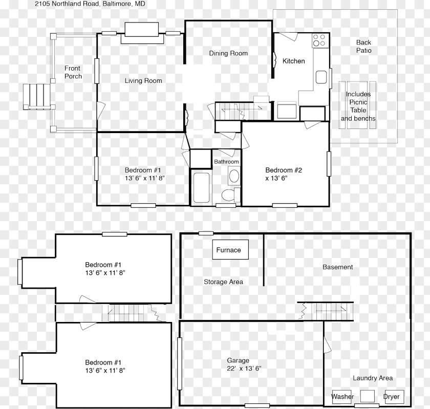 Design Document White Floor Plan Pattern PNG