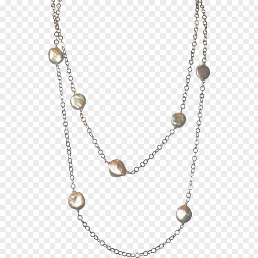 Necklace Pearl Body Jewellery Chain PNG