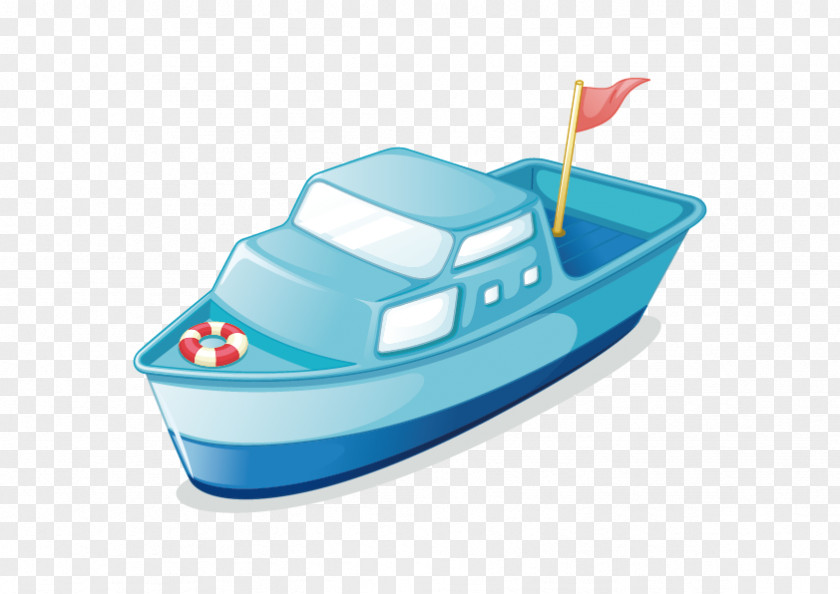 Vector Ship Boat Letter Illustration PNG