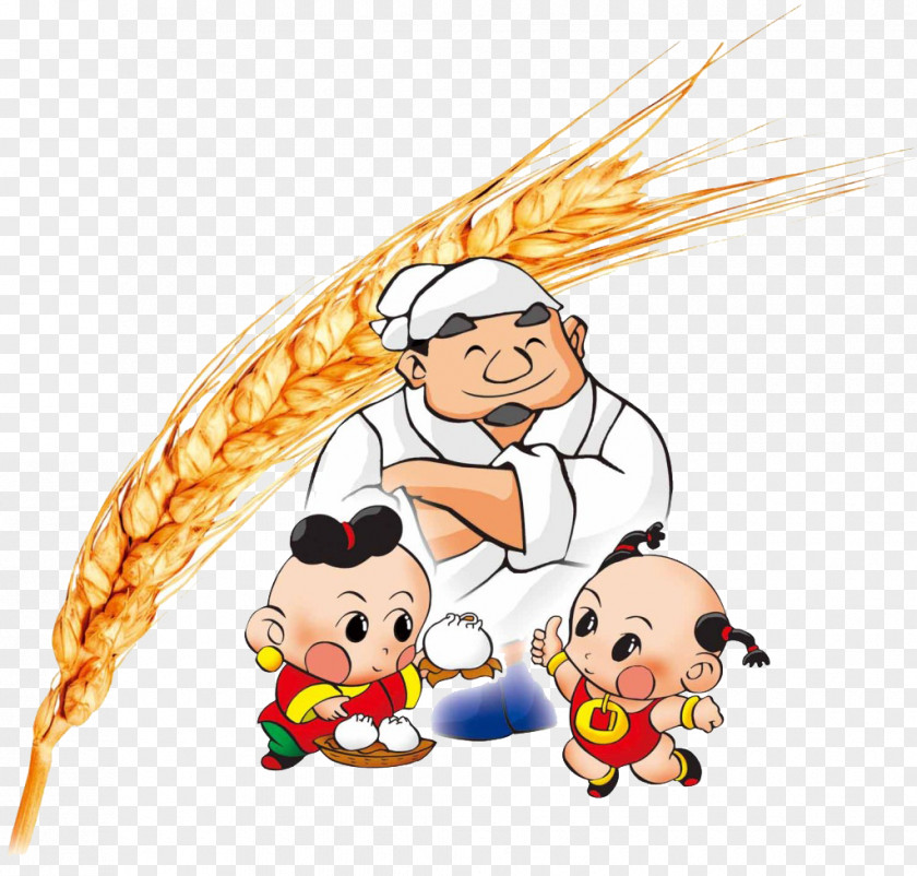 Wheat Pasta Baozi Cartoon PNG