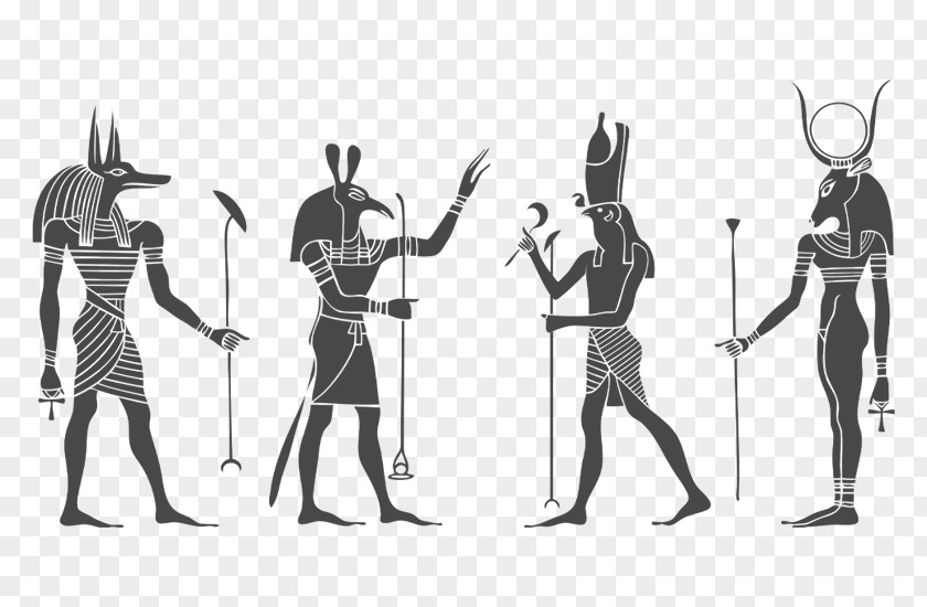 Anubis Ancient Egyptian Deities Set Deity PNG