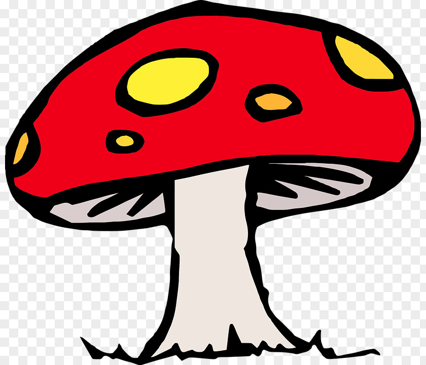 Hand Drawn Mushrooms Common Mushroom Clip Art PNG