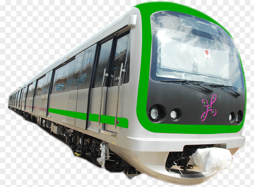 Metro Train Rapid Transit Railroad Car Commuter Station Rail Transport PNG