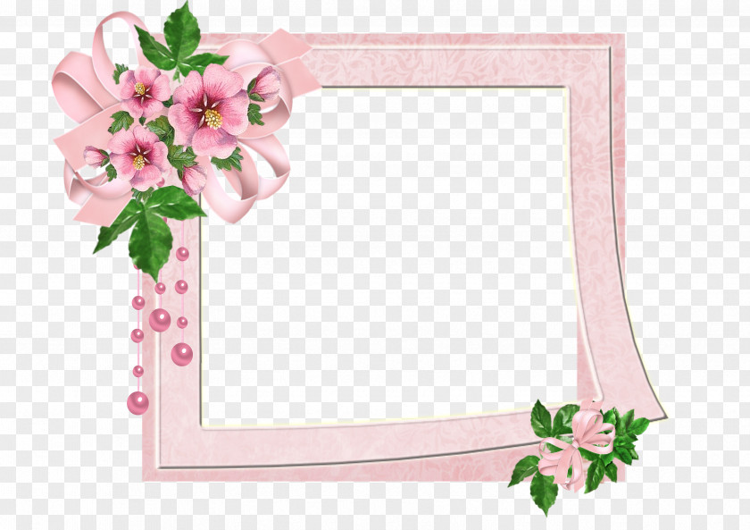 Pink Frame Picture Frames Flower Forget-Me-Not FREE Desktop Wallpaper PNG