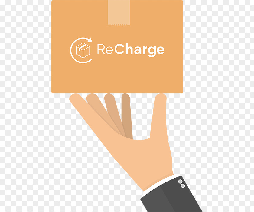 Recharge Finger Brand Logo PNG