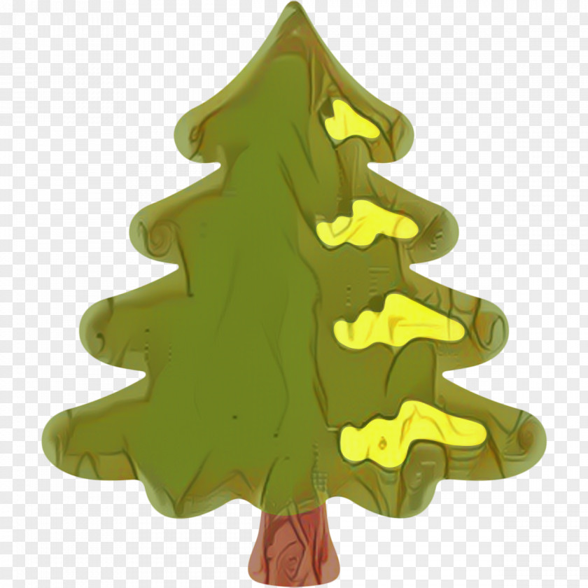 Spruce Holiday Ornament Christmas Tree White PNG