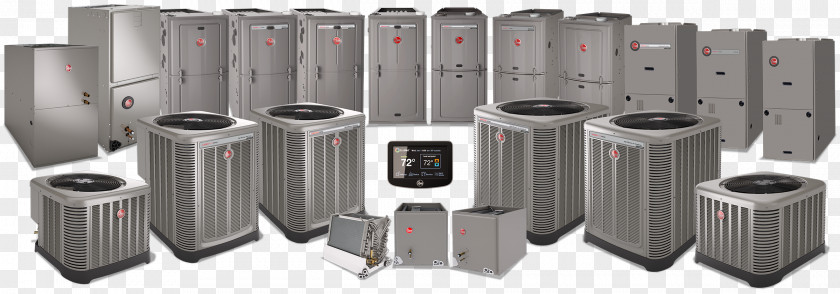 Heater Repairman Vector Furnace HVAC Air Conditioning Central Heating Rheem PNG