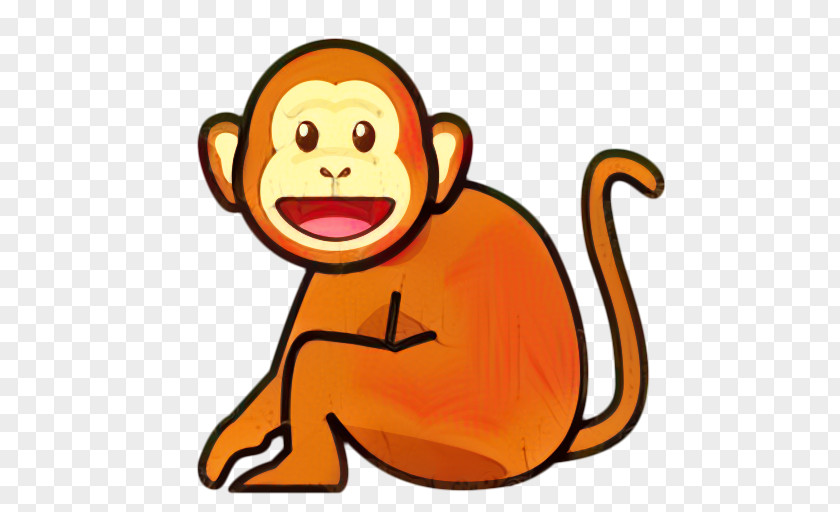 Old World Monkey New Smiley Face Background PNG