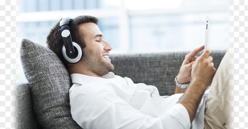 Relax Couch Management Service IPad Headphones PNG