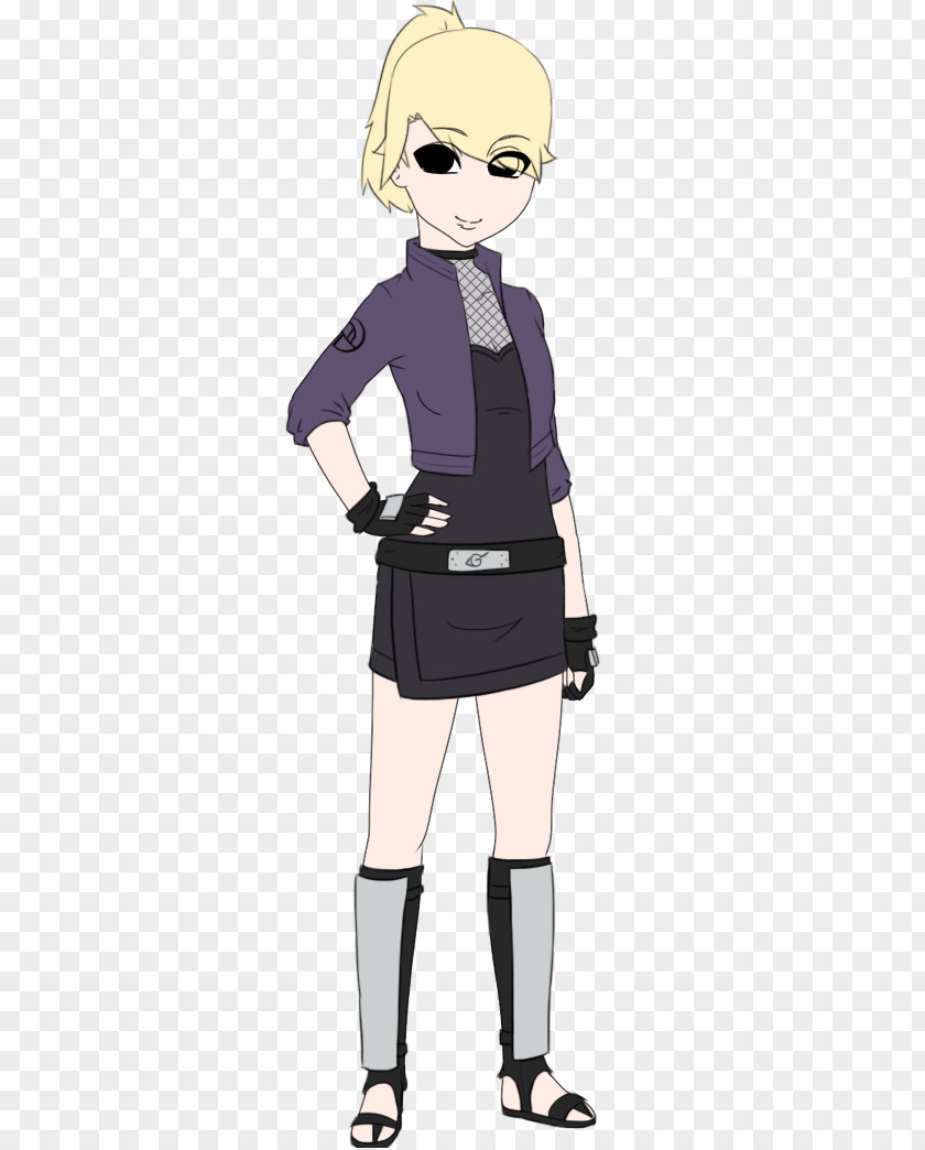 School Shoe Black Hair Cartoon Illustration Uniform PNG