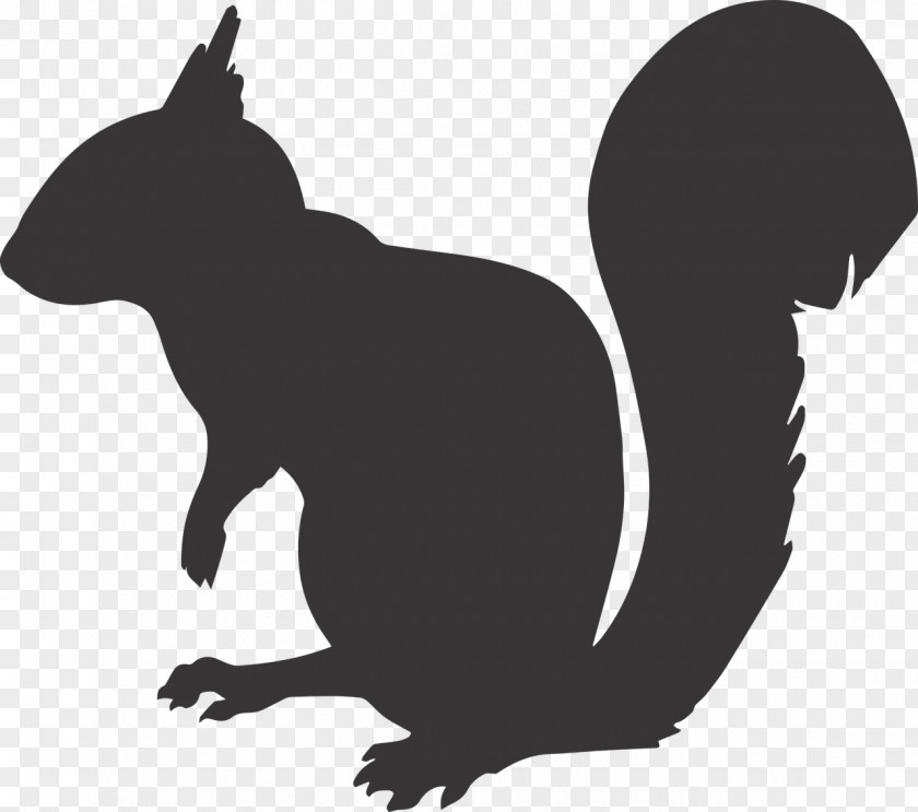 Squirrel Silhouette Chipmunk Clip Art PNG