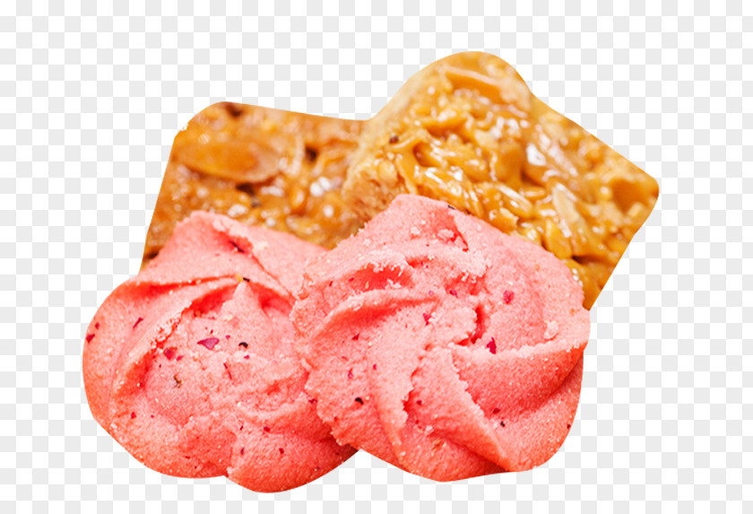 Strawberry Butter Biscuits Mooncake Biscuit Cookie PNG