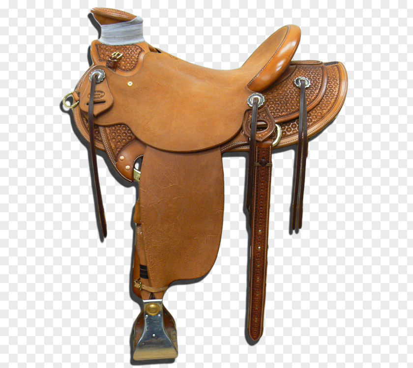 Western Saddle Team Roping Horse Tack Cowboy PNG