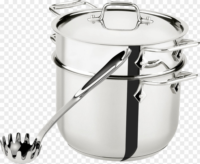 Angel Hair Pasta All-Clad Stainless Steel Olla Cookware PNG