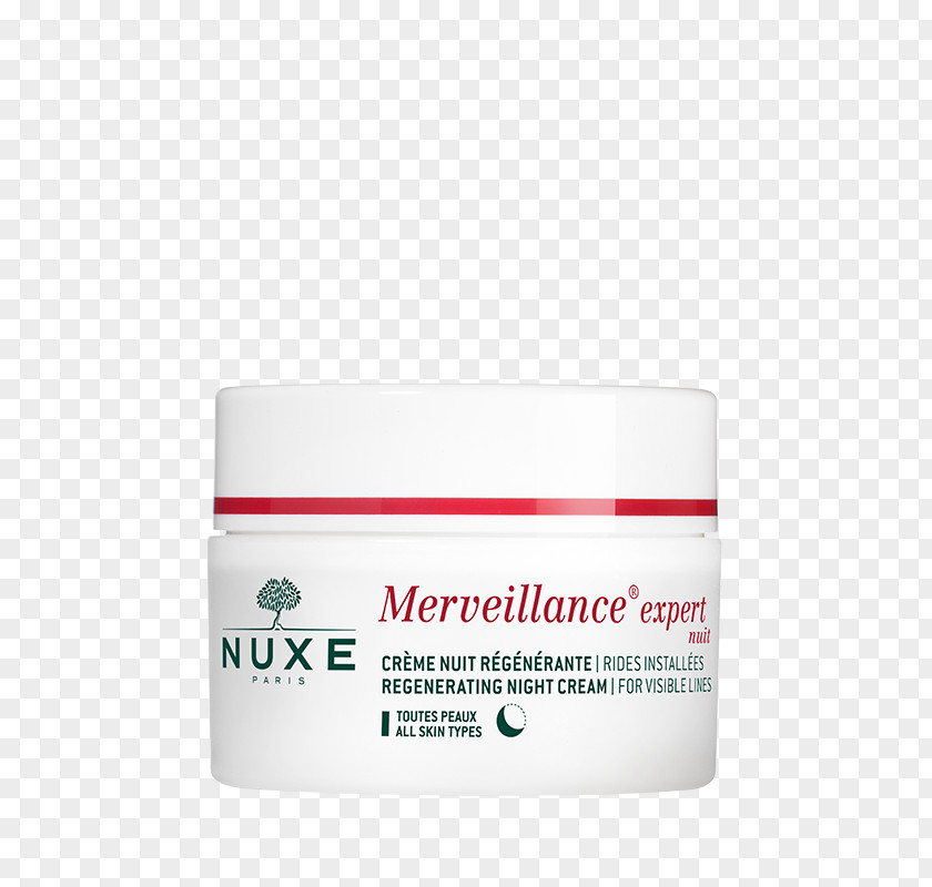 Face Anti-aging Cream Nuxe Merveillance Expert Anti-Wrinkle Moisturizer PNG