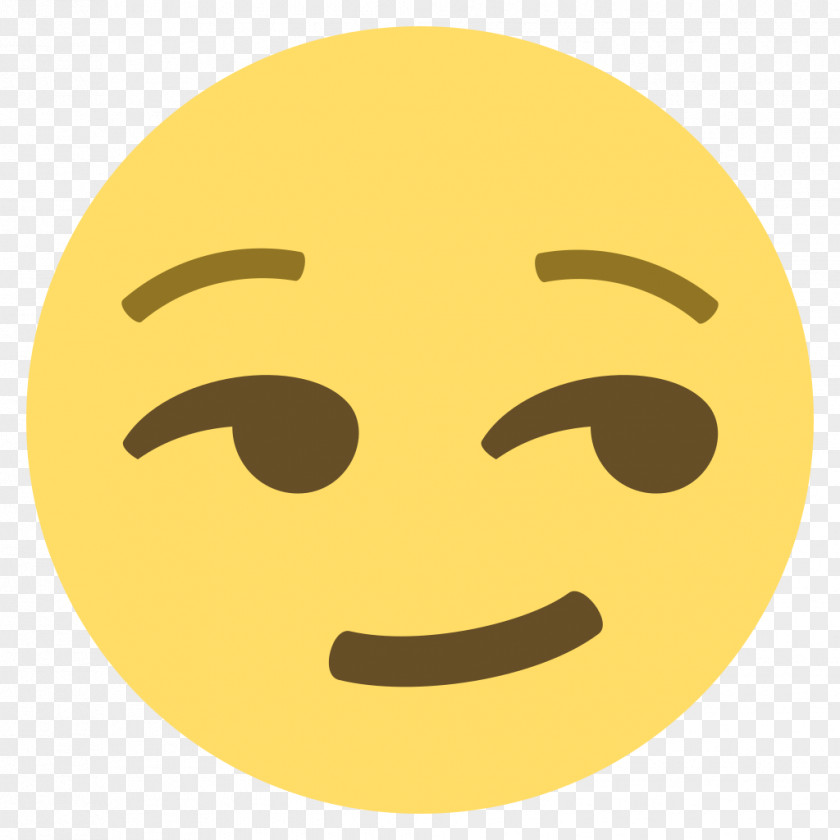 Face Emoji Smirk Emoticon Sticker Smiley PNG