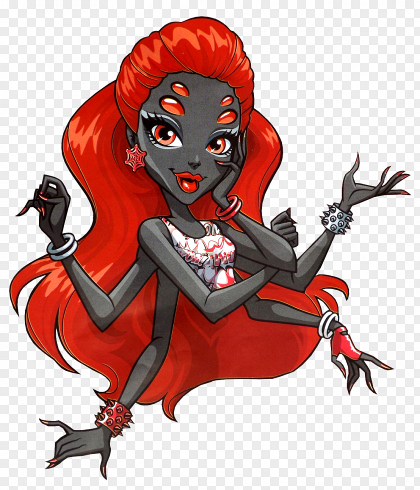 Ghoul Monster High Wydowna Spider Doll Frankie Stein PNG