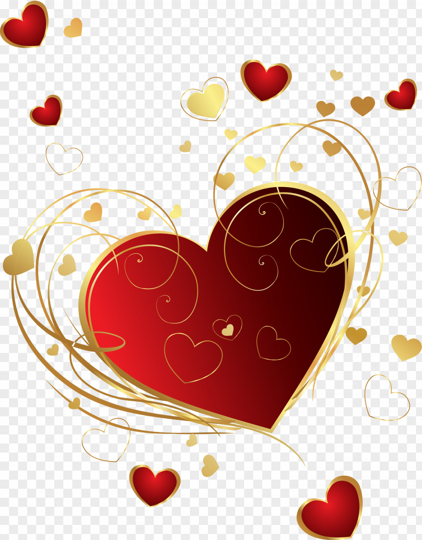Heart Desktop Wallpaper Drawing Valentine's Day Clip Art PNG