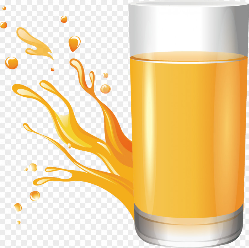 Orange Juice Illustration PNG
