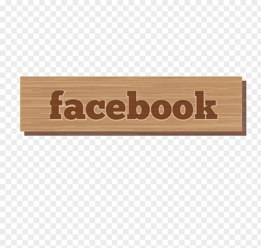 Wood Facebook Button Download Icon PNG