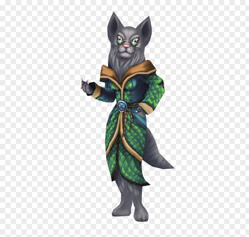 Cat Character Figurine Tail Fiction PNG